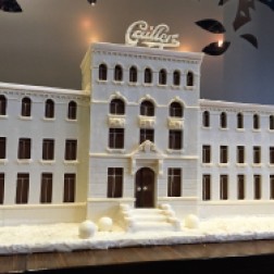 The Cailler factory made ENTIRELY OUT OF CHOCOLATE